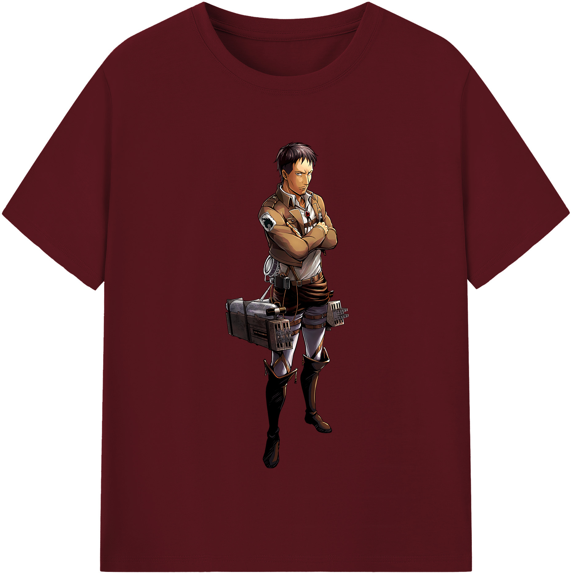 （画像用） 進撃の巨人 Attack on Titan 綿100％半袖Tシャツ（フロントプリント）